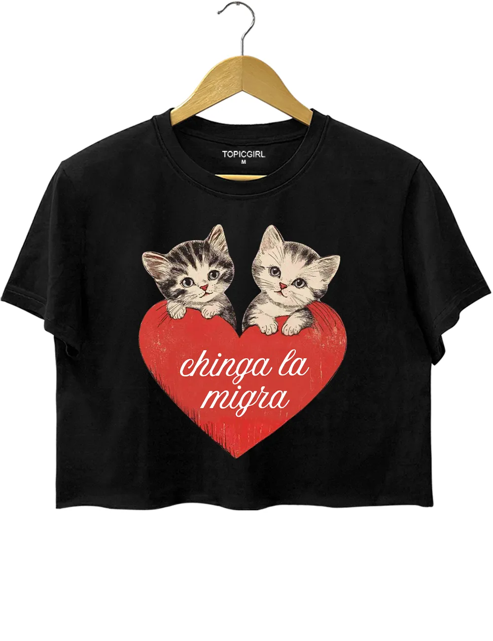 No Human Is Illegal Crop Top sold by Topic Girl product image thumbnail 3