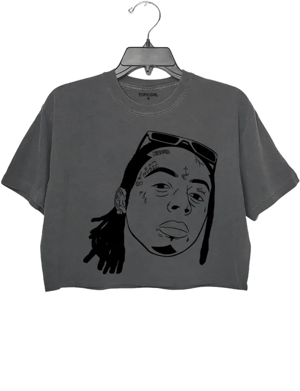 Lil Wayne Crop Top sold by Topic Girl