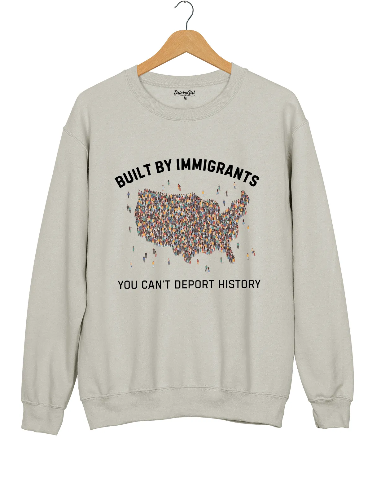 You Can't Deport History Sweatshirt sold by Topic Girl product image thumbnail 3