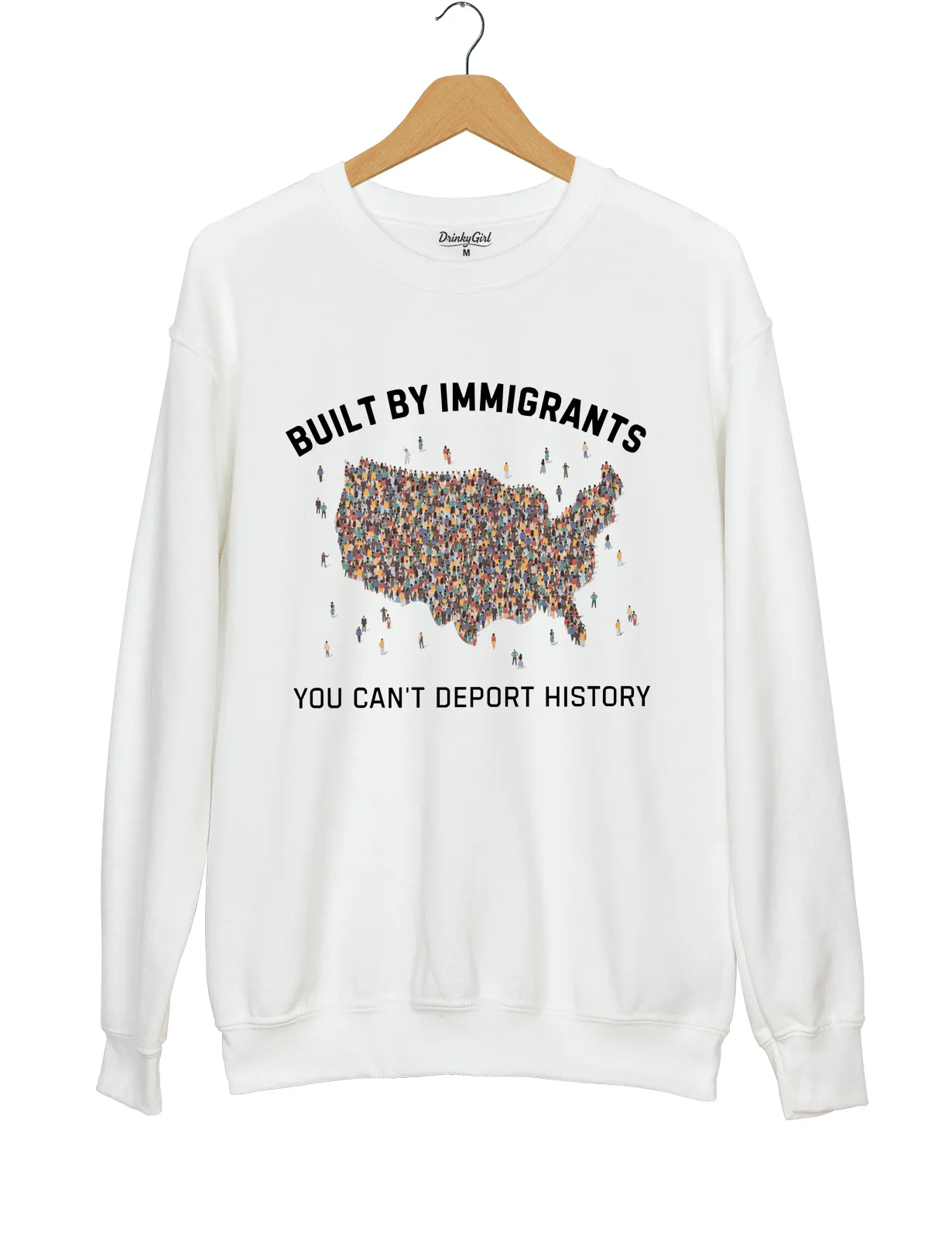 You Can't Deport History Sweatshirt sold by Topic Girl product image thumbnail 2