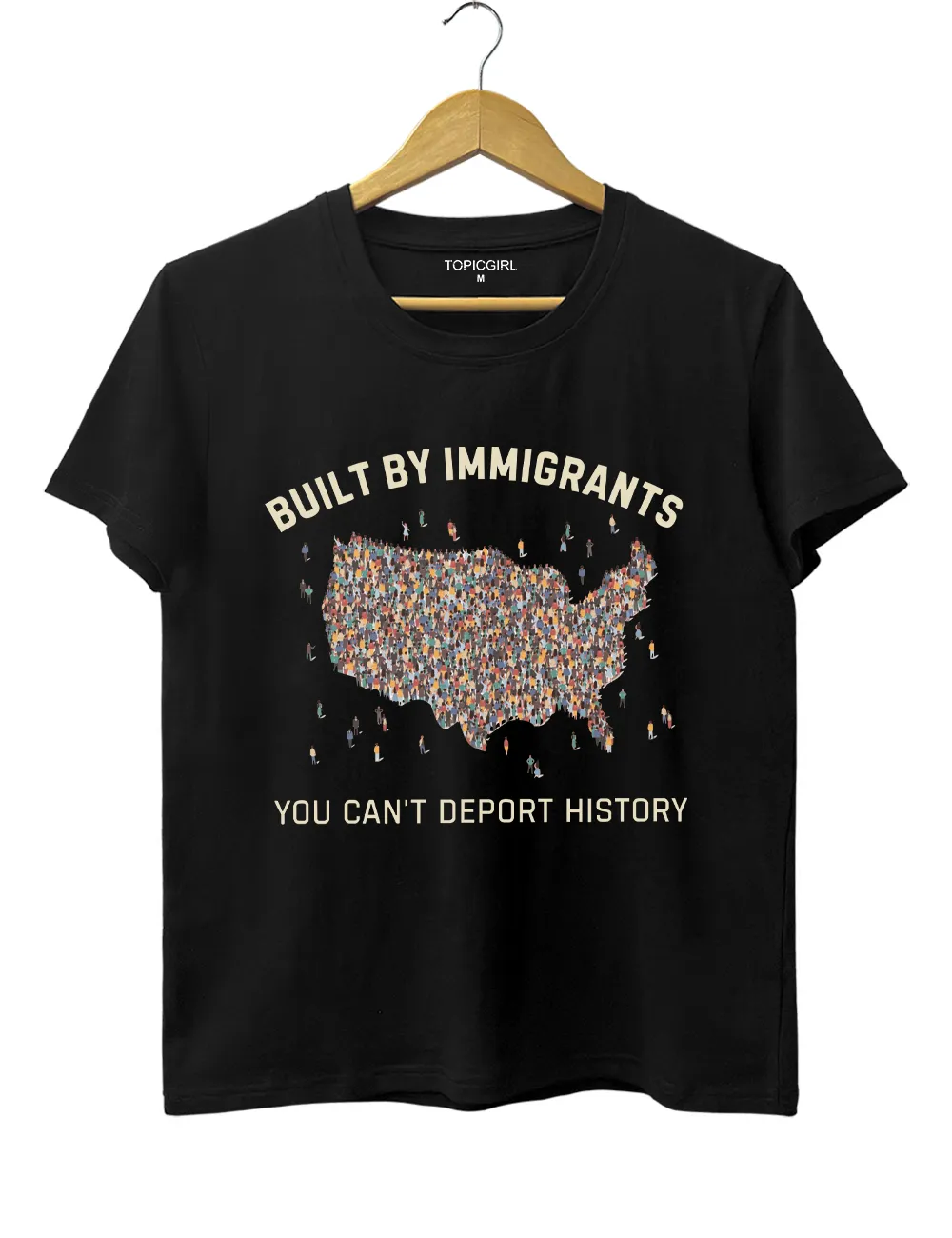 You Can't Deport History Tee sold by Topic Girl product image thumbnail 3