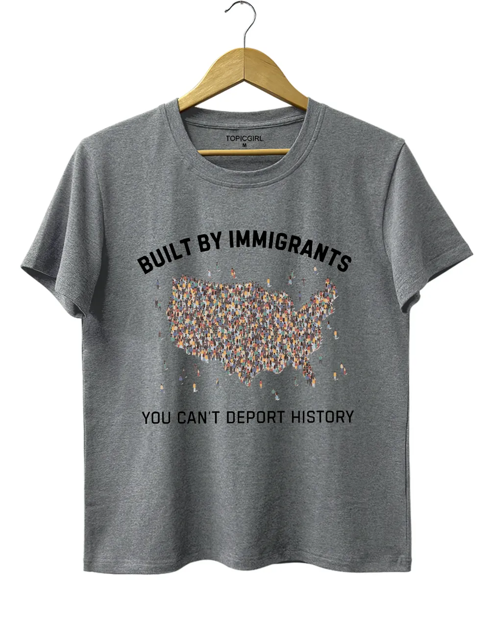 You Can't Deport History Tee sold by Topic Girl product image thumbnail 2