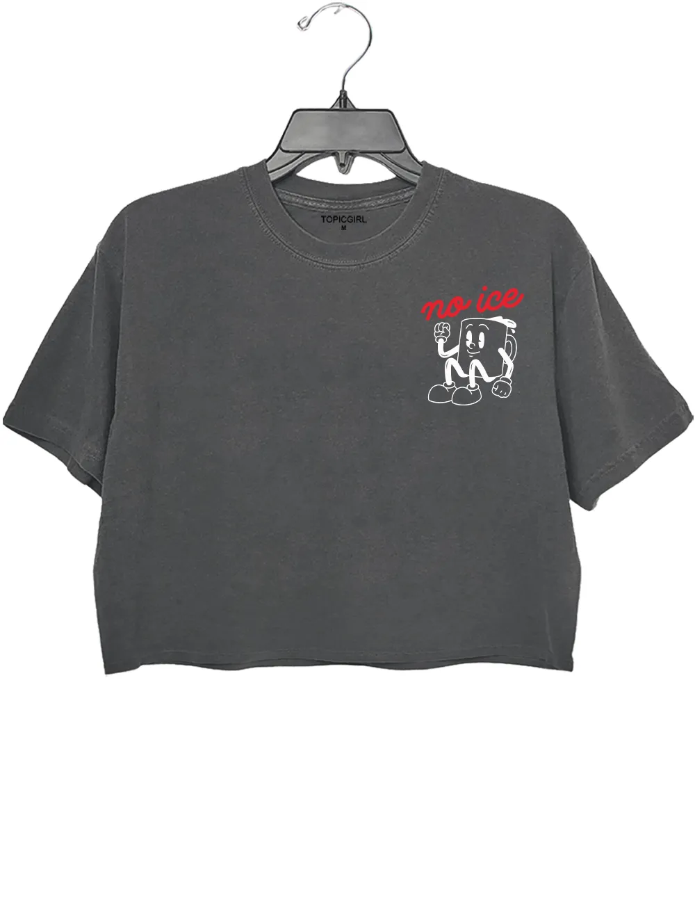 Retro Abolish ICE Crop Top sold by Topic Girl product image thumbnail 5