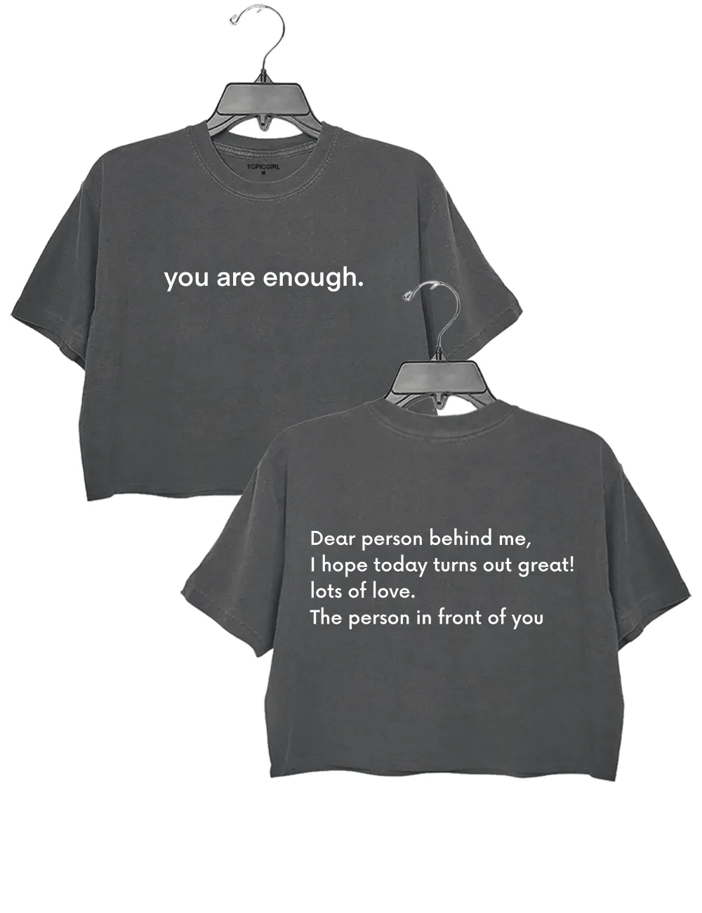 Dear Person Behind Me Crop Top sold by Topic Girl product image thumbnail 2