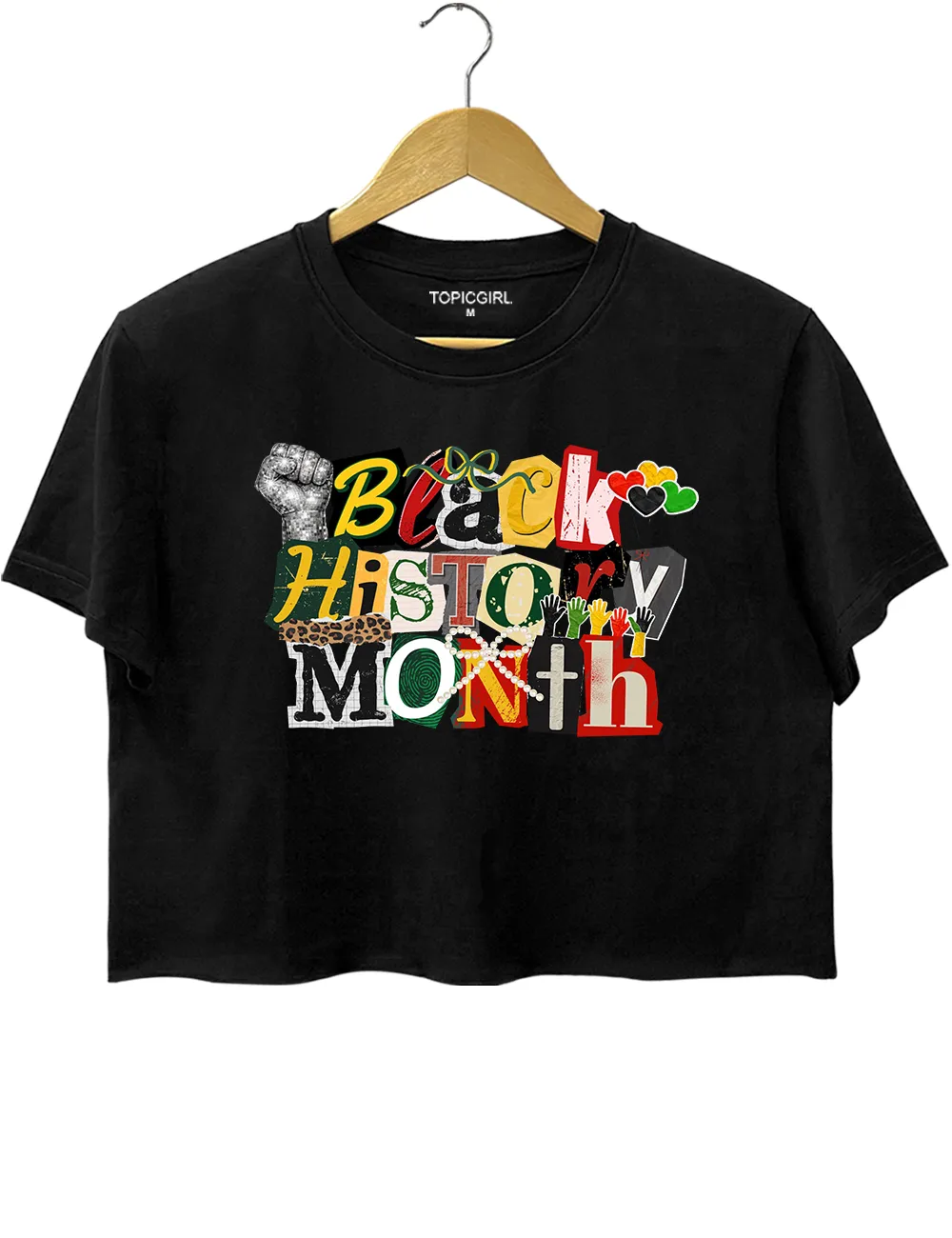 Black History Month Crop Top sold by Topic Girl