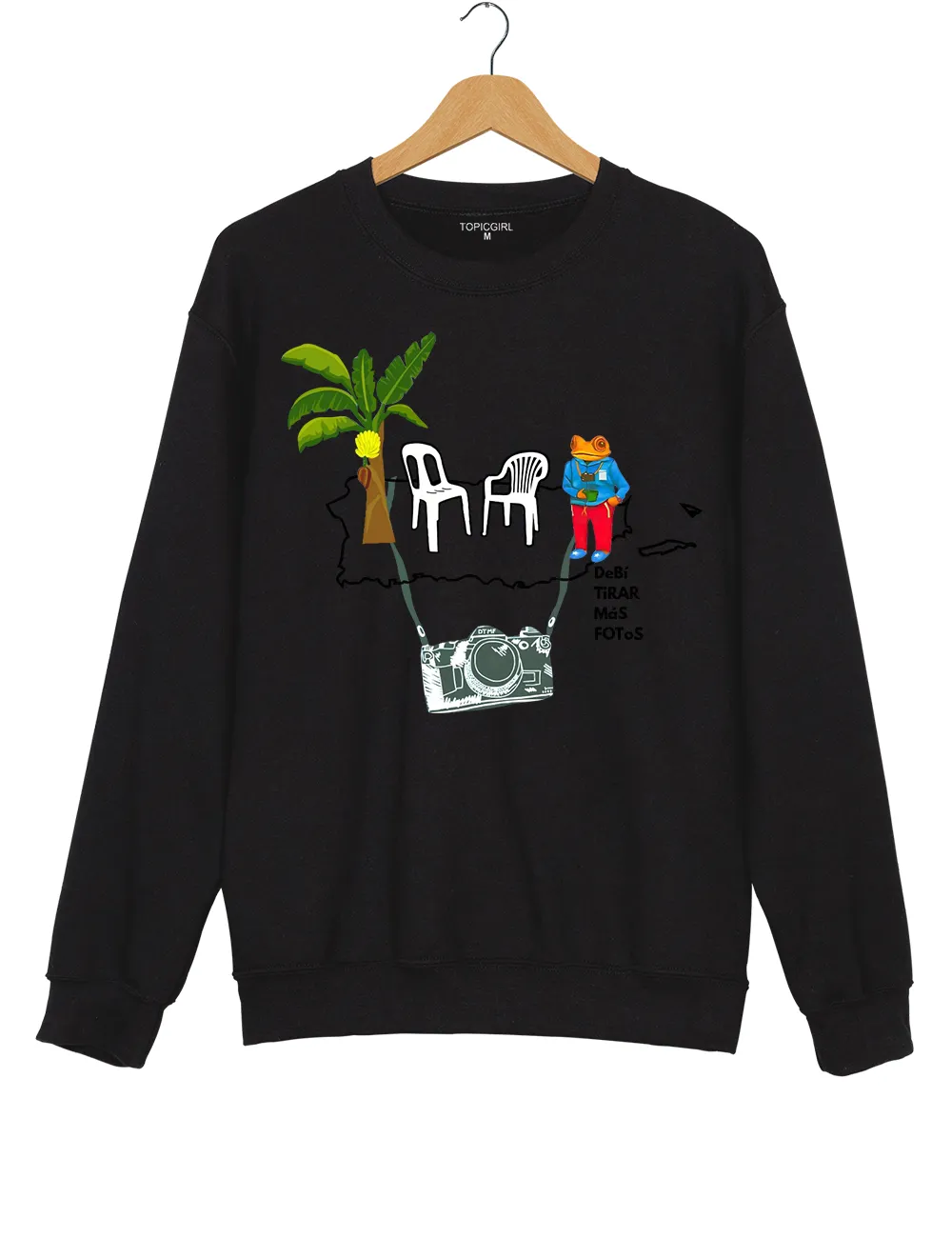 BAD BUNNY DeBÍ TiRAR MáS FOToS Sweatshirt sold by Topic Girl product image thumbnail 3