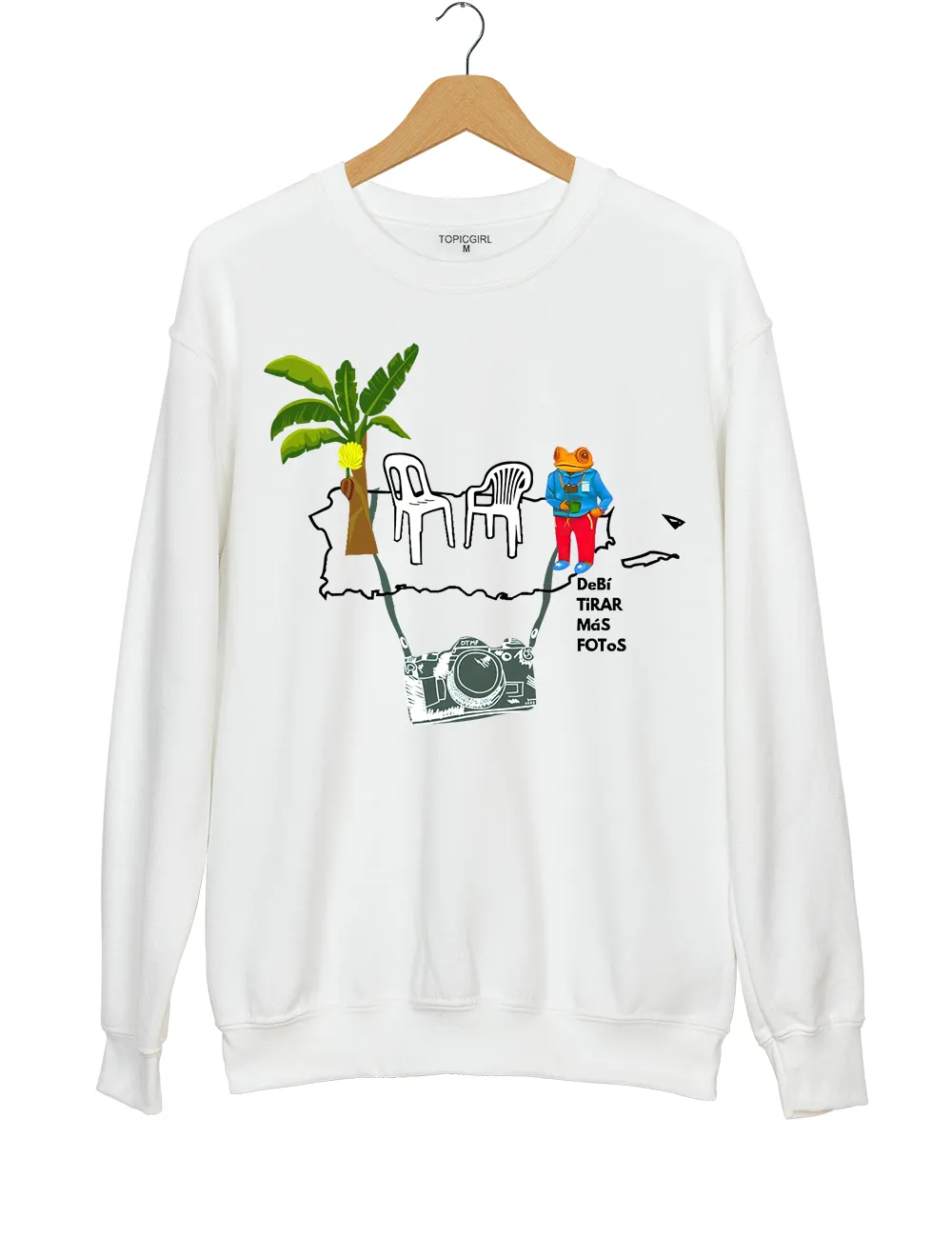 BAD BUNNY DeBÍ TiRAR MáS FOToS Sweatshirt sold by Topic Girl product image thumbnail 2