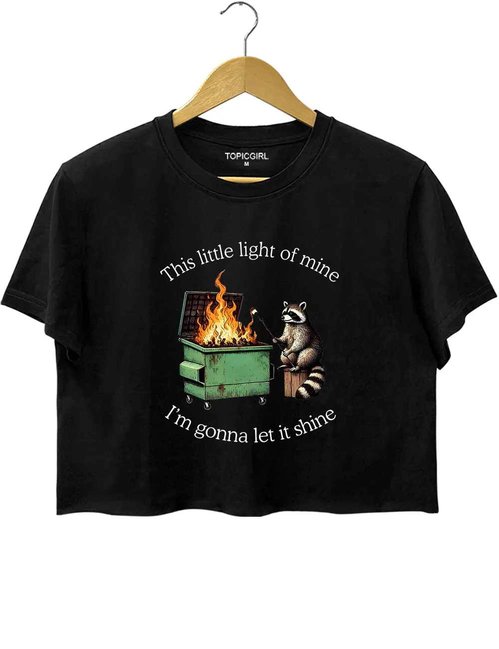 This Little Light Of Mine Crop Top sold by Topic Girl product image thumbnail 3