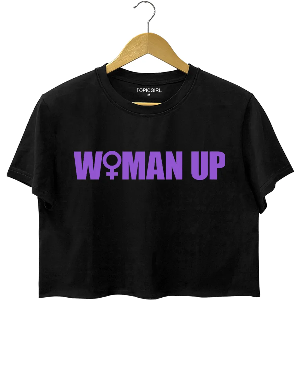 Woman Up Crop Top sold by Topic Girl product image thumbnail 3