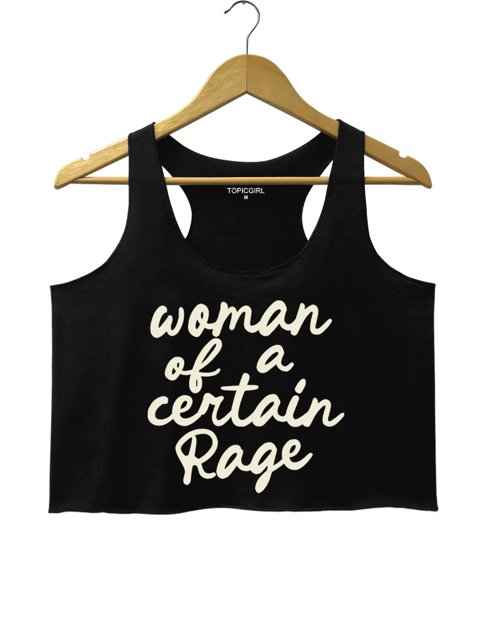 Woman Of A Certain Rage Crop Tank Top sold by Topic Girl product image thumbnail 3
