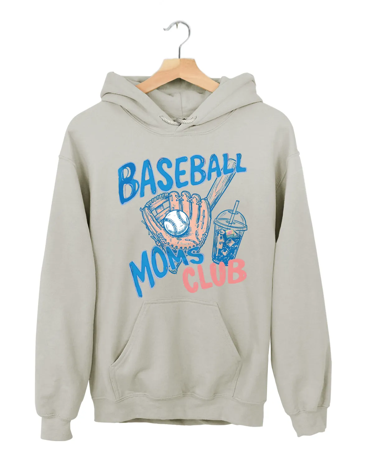 Baseball Moms Club Hoodie sold by Topic Girl