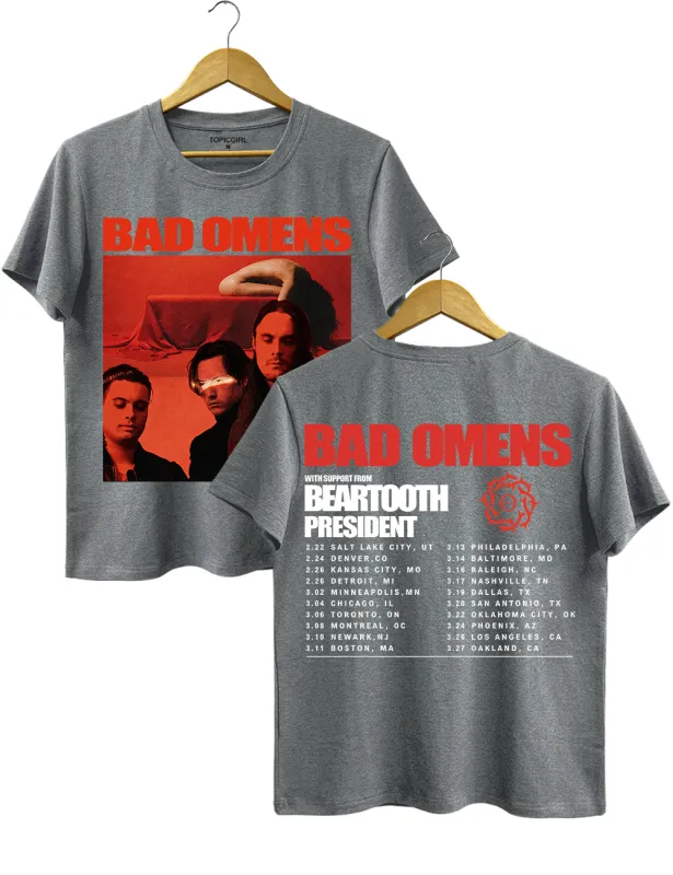 Bad Omens Tee made by Topic Girl