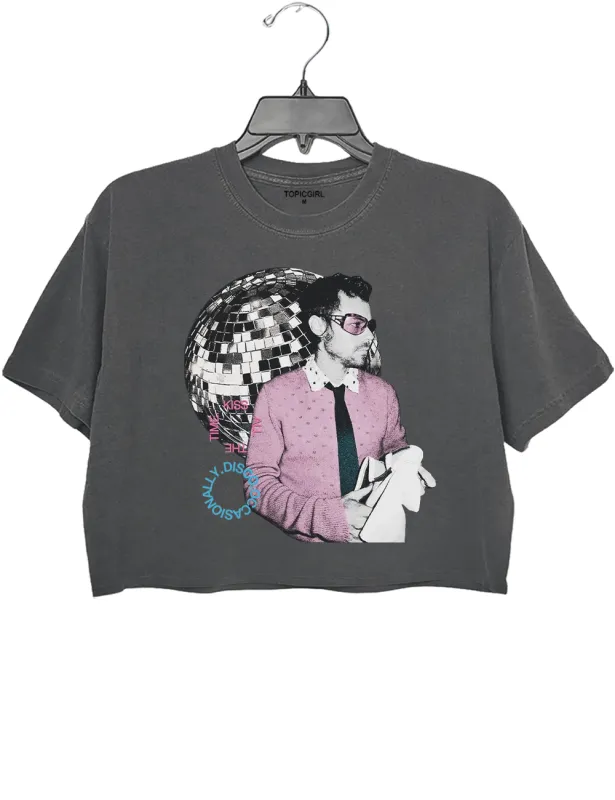 Kiss All The Time Harry Styles Crop Top made by Topic Girl