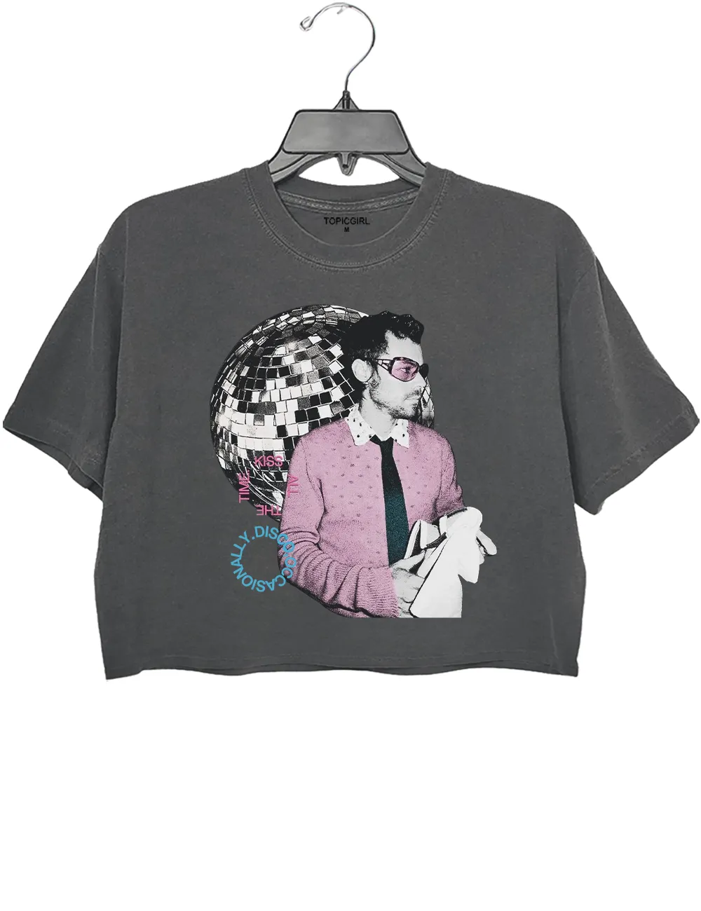 Kiss All The Time Harry Styles Crop Top sold by Topic Girl