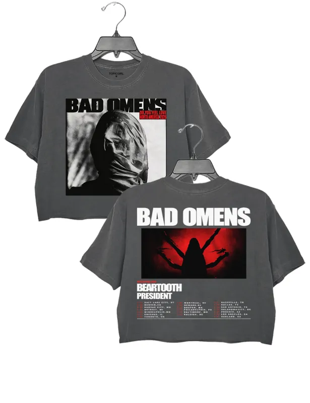 Bad Omens Do You Feel Love Crop Top made by Topic Girl