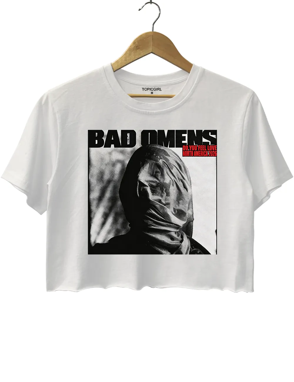 Bad Omens Do You Feel Love Crop Top sold by Topic Girl product image thumbnail 5
