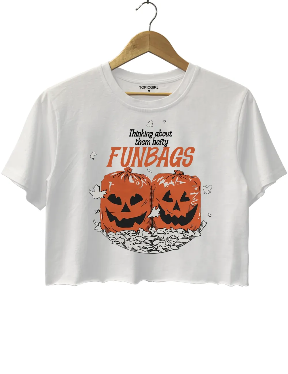 Funbags Crop Top sold by Topic Girl product image thumbnail 2