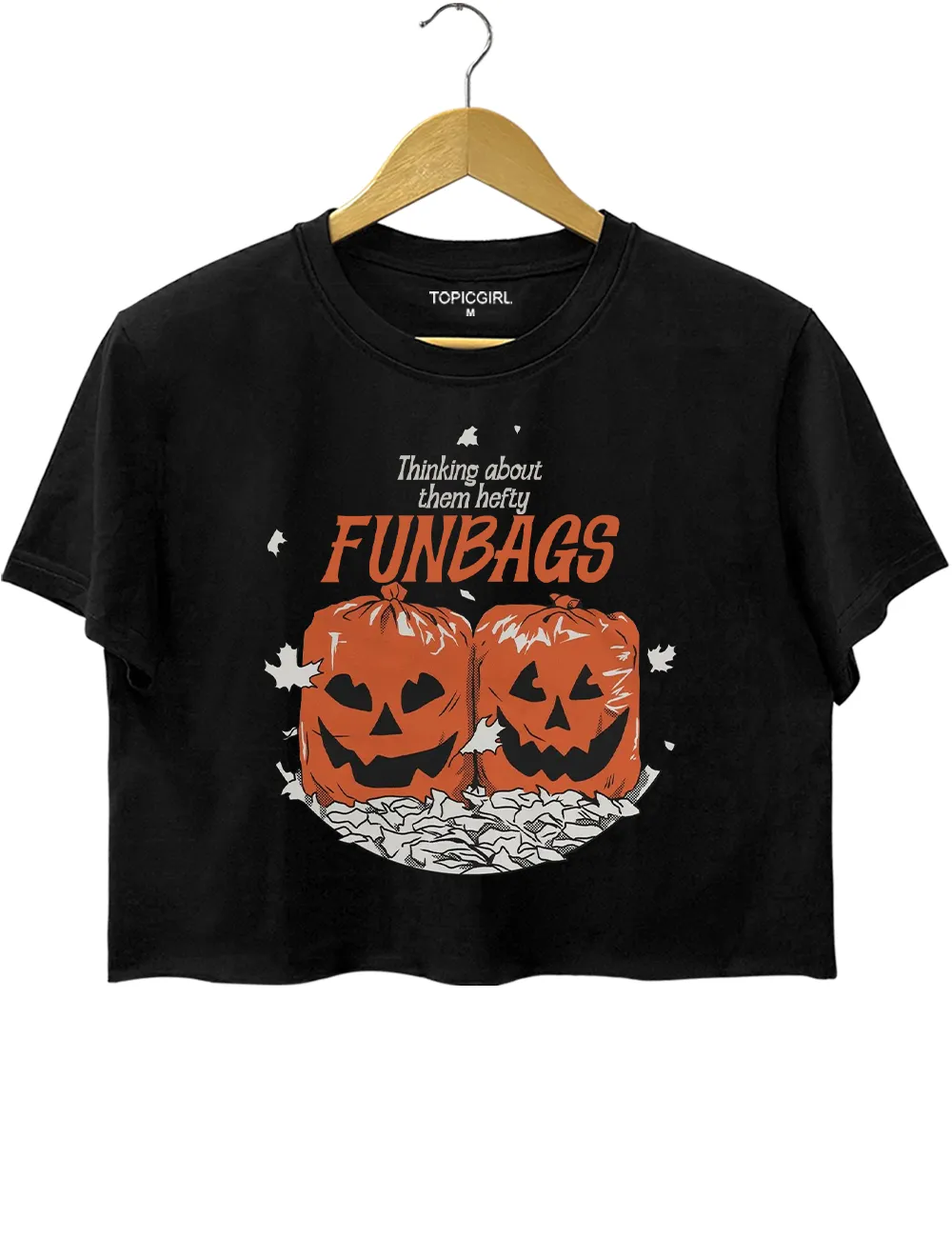 Funbags Crop Top sold by Topic Girl product image thumbnail 3