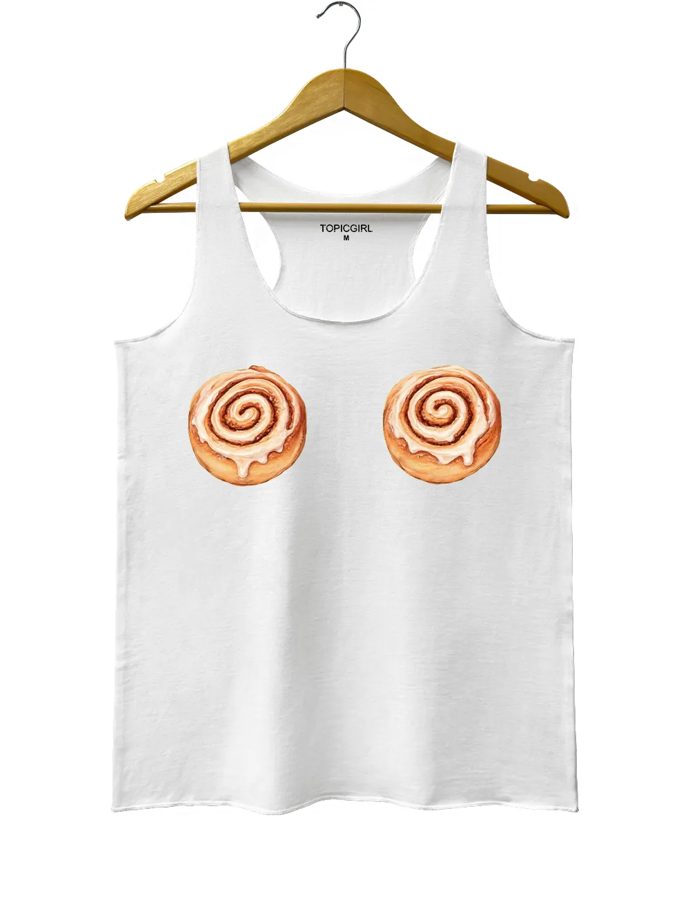 Harry Cinnamon Roll Tank Top sold by Topic Girl product image thumbnail 2