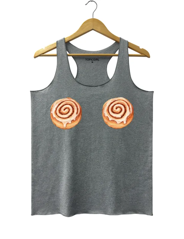 Harry Cinnamon Roll Tank Top made by Topic Girl