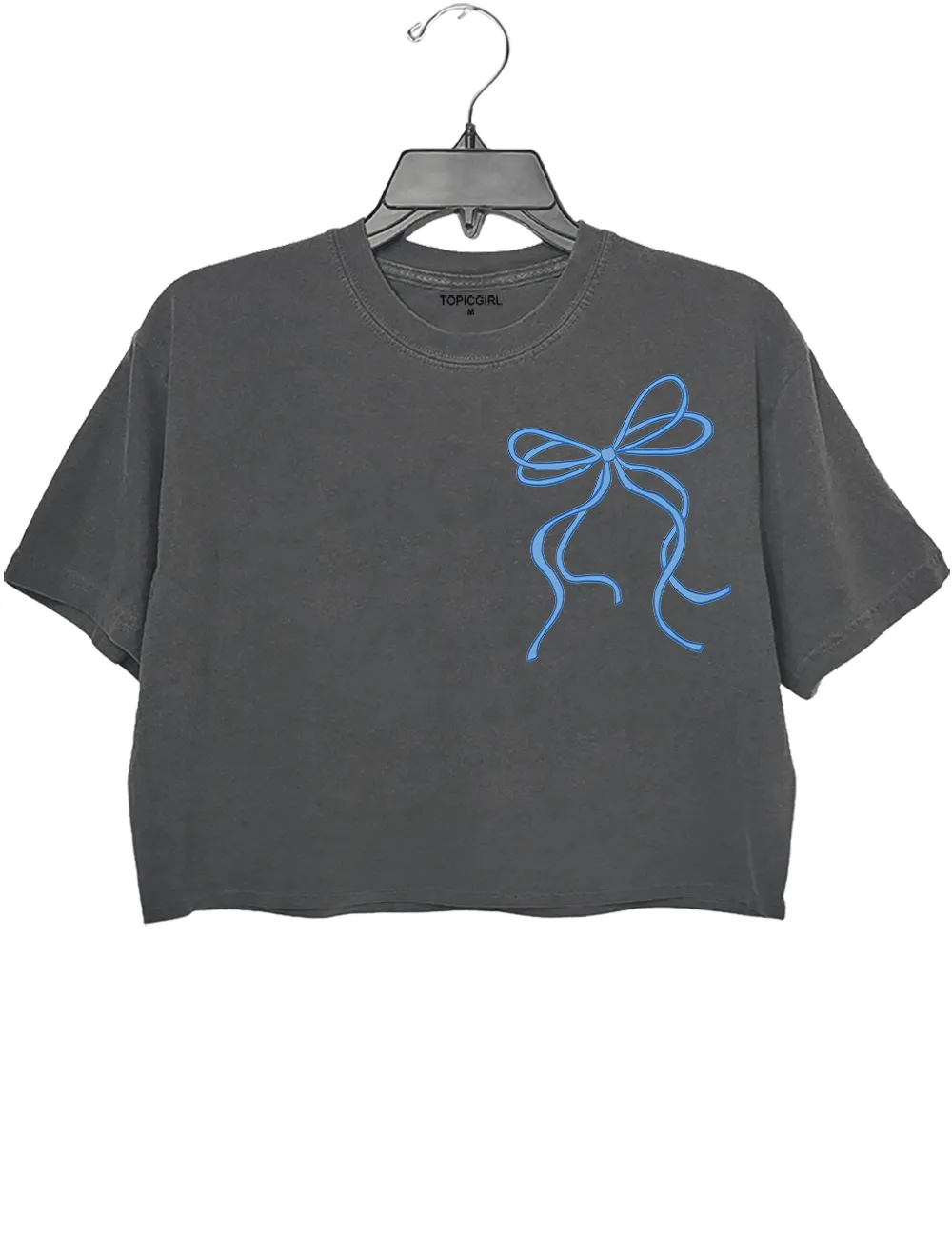In April We Wear Blue Autism Crop Top sold by Topic Girl product image thumbnail 5