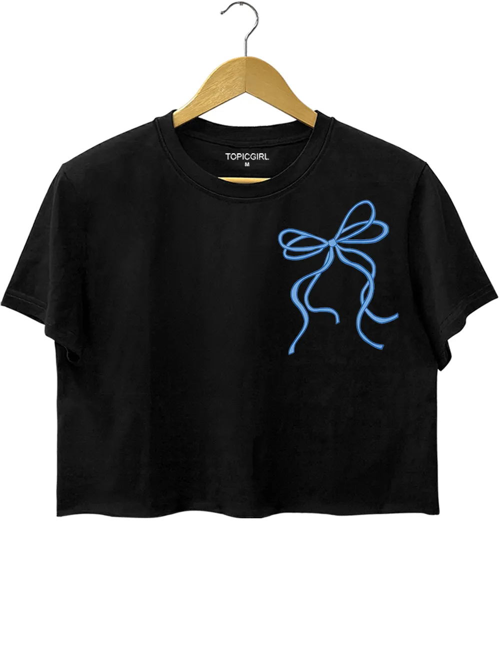 In April We Wear Blue Autism Crop Top sold by Topic Girl product image thumbnail 2
