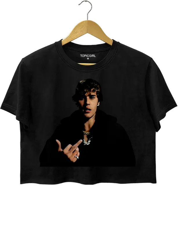 Justin Bieber Crop Top made by Topic Girl
