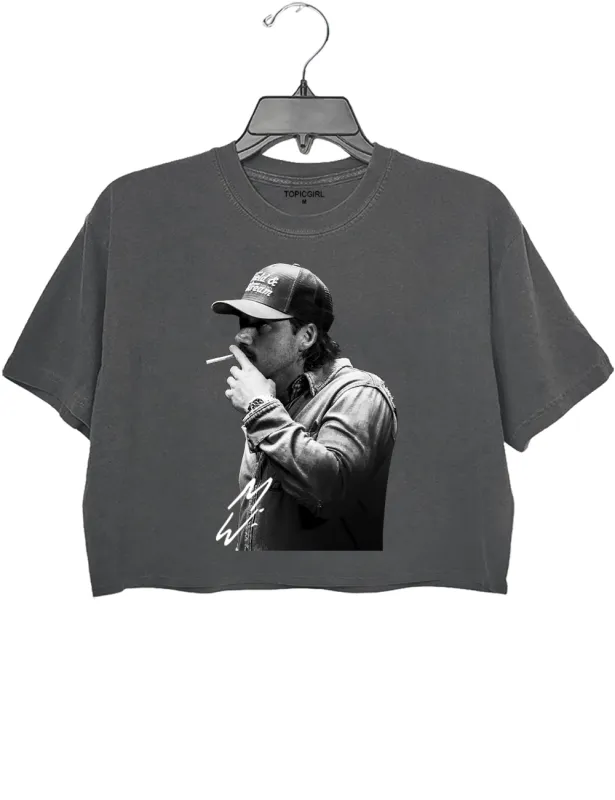 Morgan Wallen Vintage Tour Crop Top made by Topic Girl