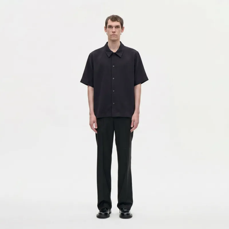 Wander Shirt Sheer Wool 009 Black made by Berner Kuhl
