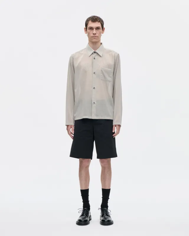 Cordial Shirt 120s Merino 083 Light Grey made by Berner Kuhl