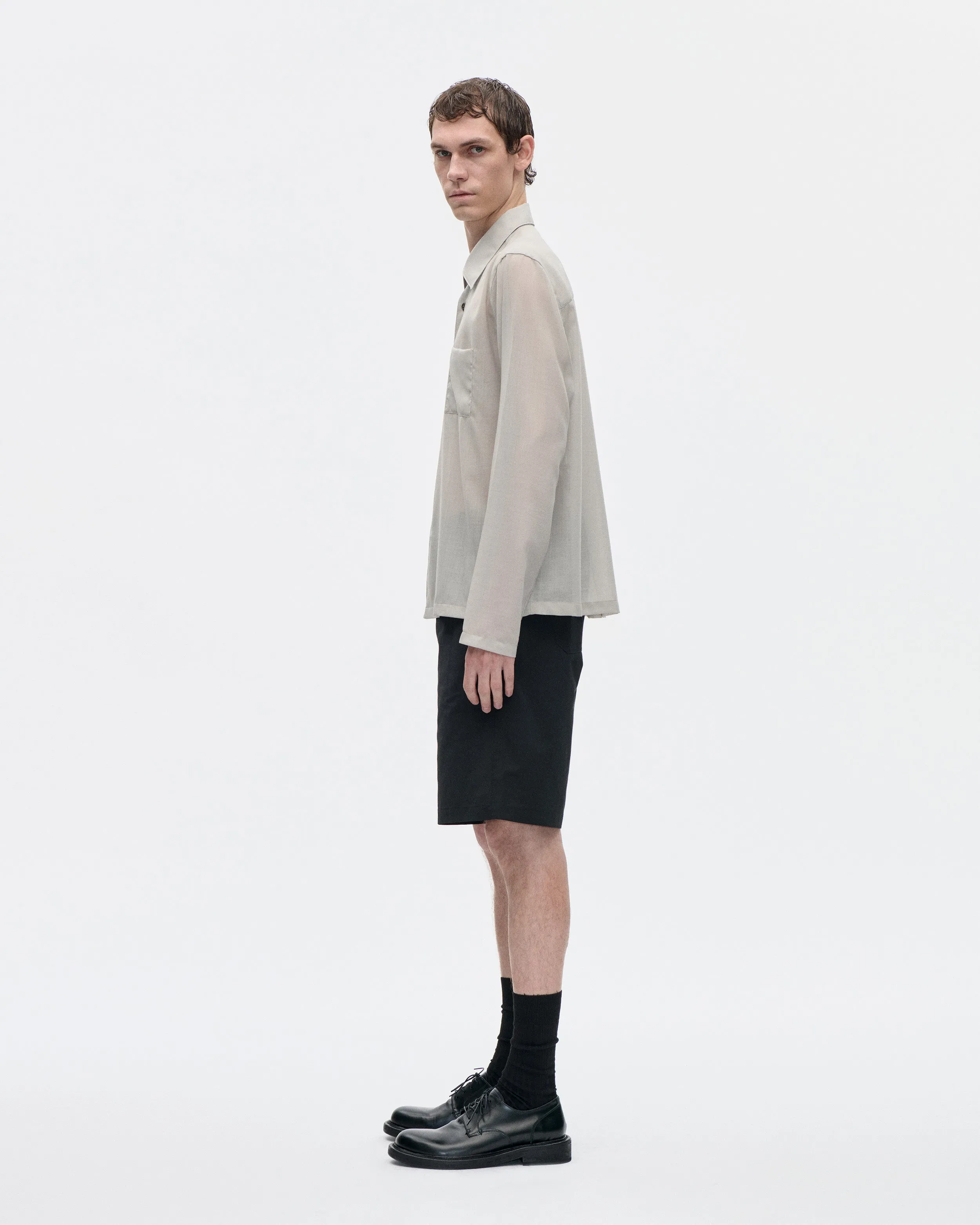 Cordial Shirt 120s Merino 083 Light Grey sold by Berner Kuhl product image thumbnail 2