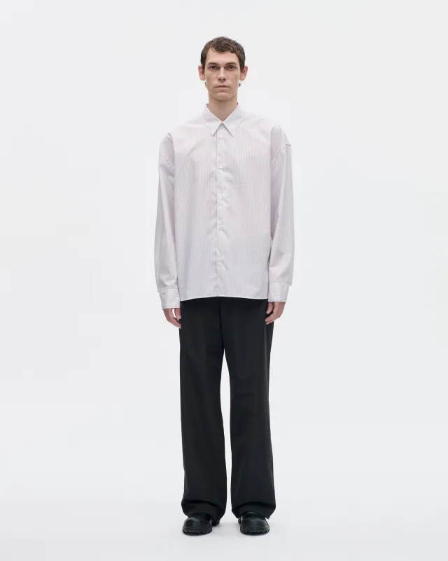 Sleepy Shirt Luxor 075 Maroon Check made by Berner Kuhl