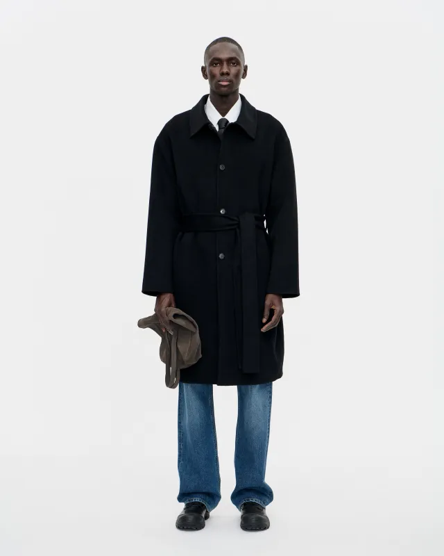Naval Coat Woolcash 009 Black made by Berner Kuhl