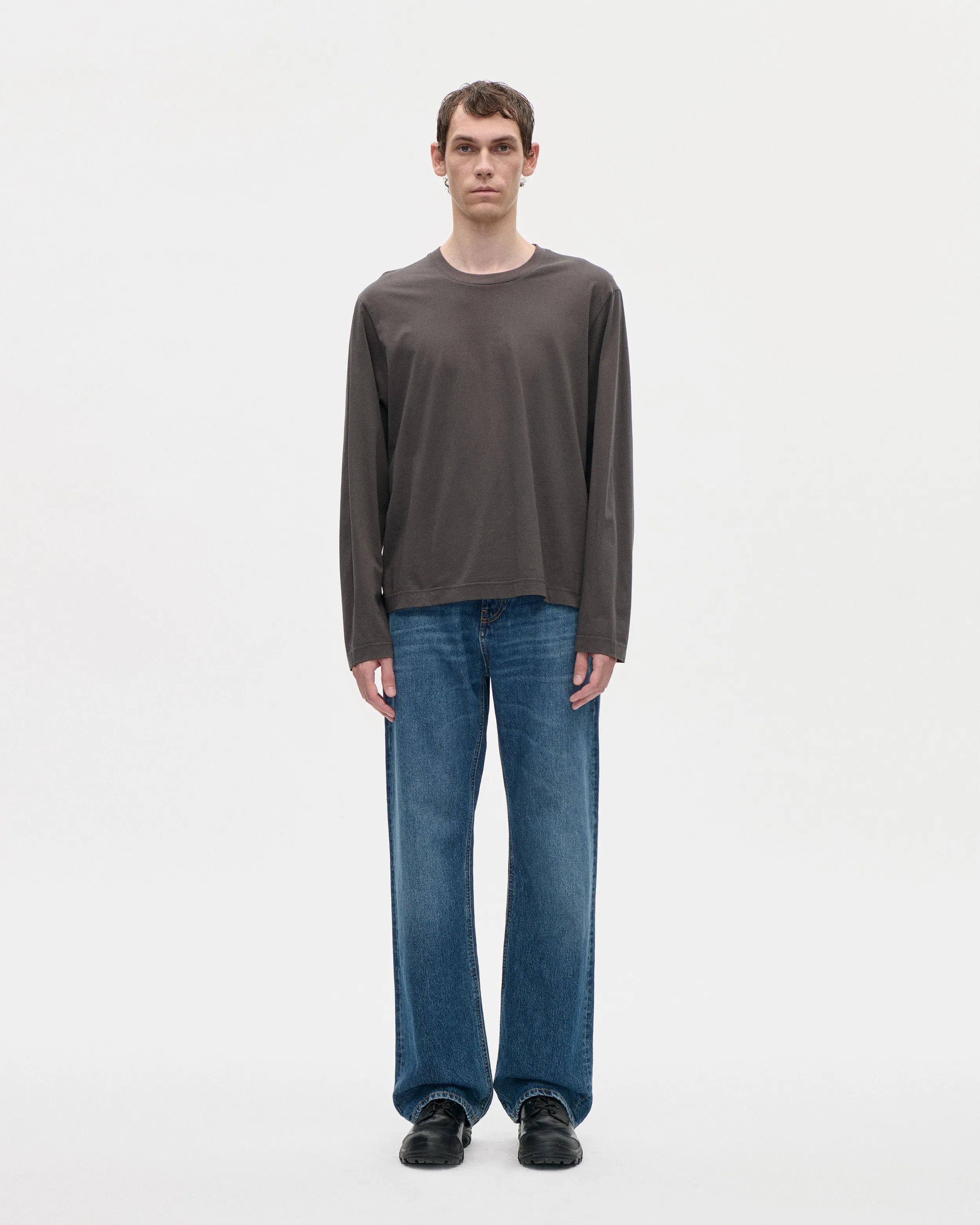 Seam Tee LS 140 081 Grey sold by Berner Kuhl