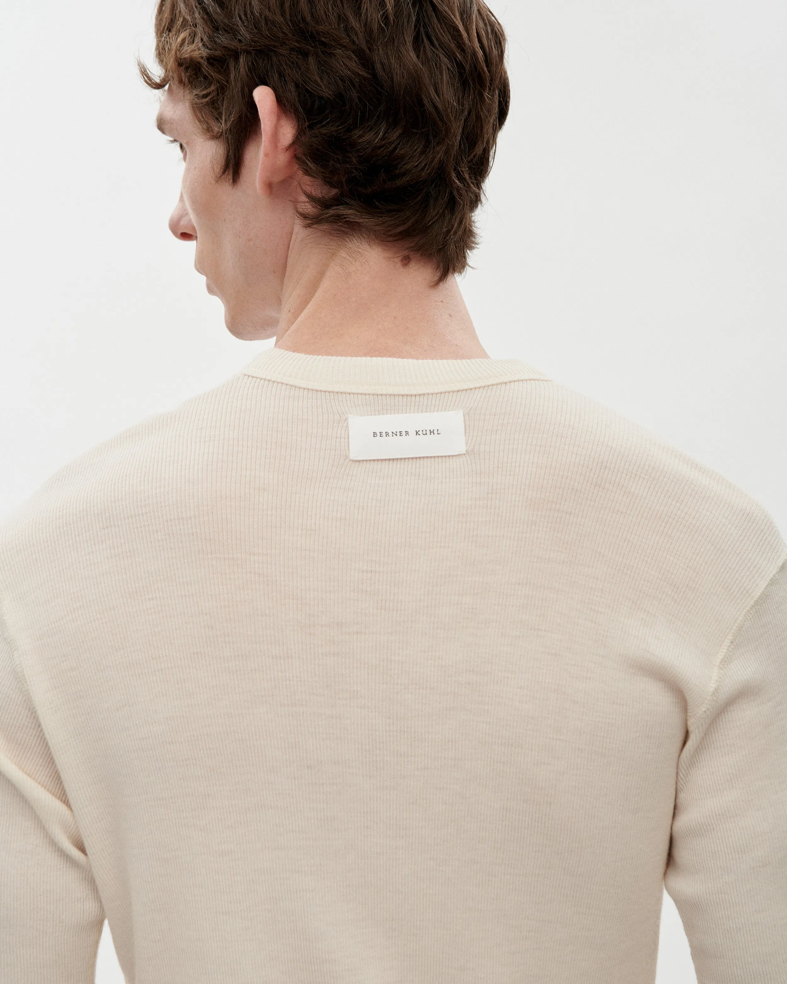 Base Tee Army Wool 002 Off White sold by Berner Kuhl product image thumbnail 4