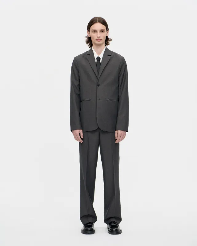 Dress Blazer Pure Wool 008 Charcoal made by Berner Kuhl
