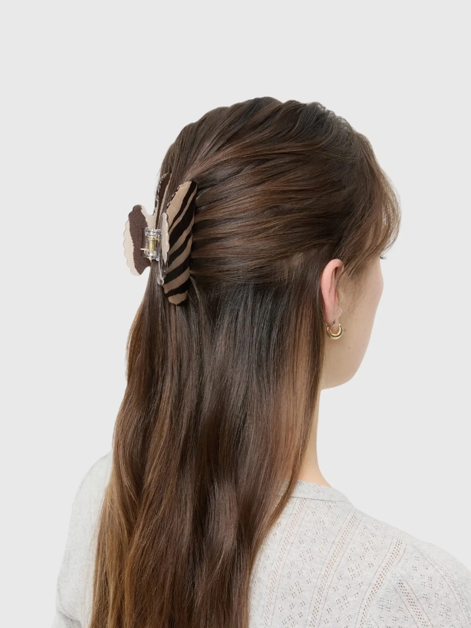 Loeffler Randall Yuri Zebra Hair Clip Set sold by Saint Bernard product image thumbnail 2