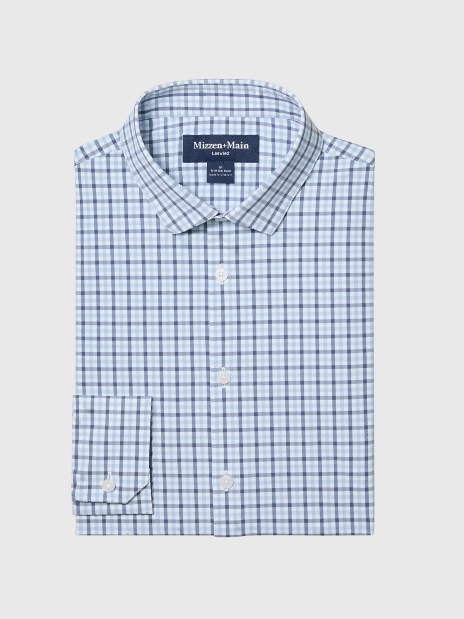 Mizzen+Main Men's Trim Leeward No Tuck Dress Shirt sold by Saint Bernard