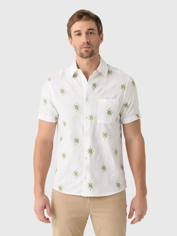 Far Afield Men's Jacquard Sun Shirt made by Far Afield