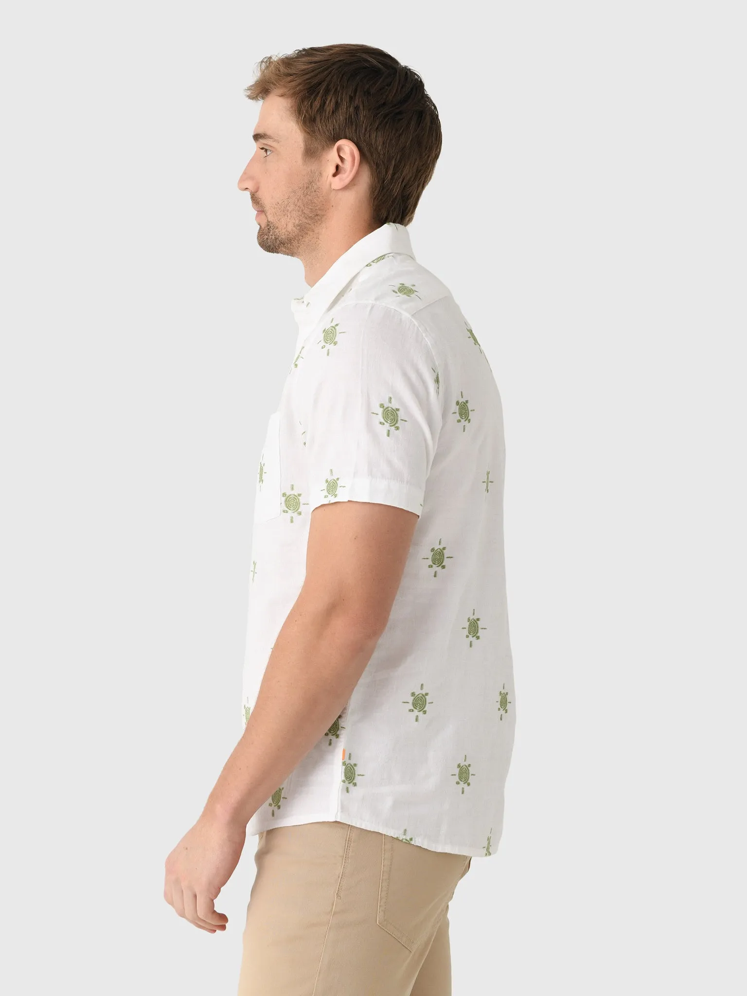 Far Afield Men's Jacquard Sun Shirt sold by Saint Bernard product image thumbnail 3