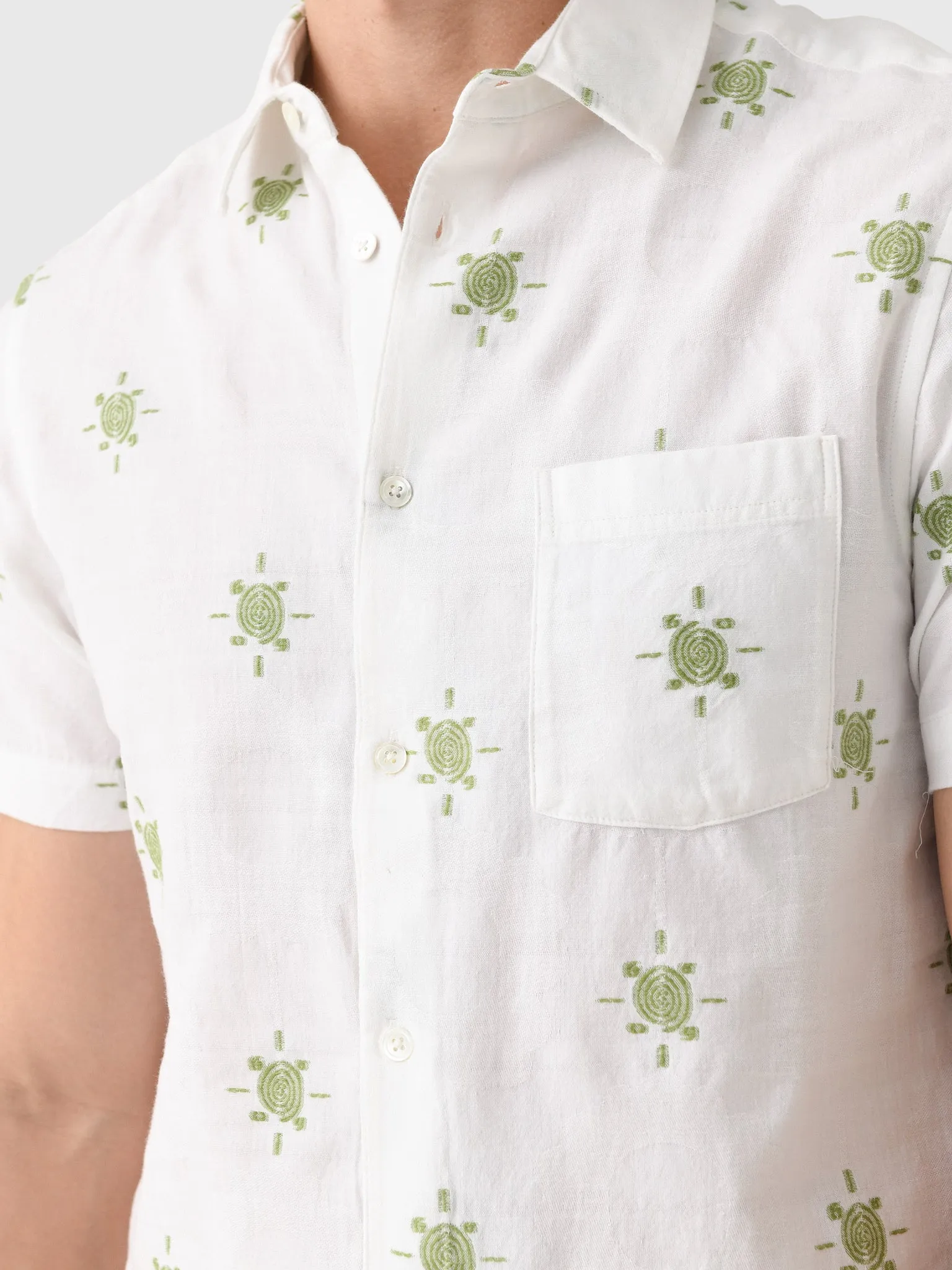 Far Afield Men's Jacquard Sun Shirt sold by Saint Bernard product image thumbnail 5