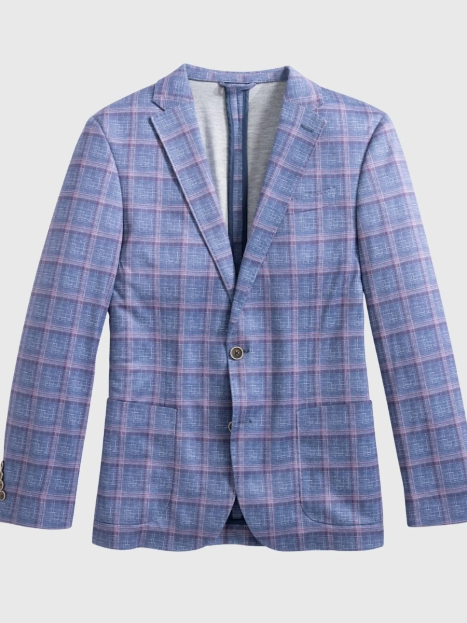 Johnnie-O Men's Polanco Printed Pane Knit Stretch Sport Coat sold by Saint Bernard