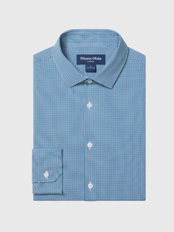 Mizzen+Main Men's Trim Leeward No Tuck Dress Shirt sold by Saint Bernard