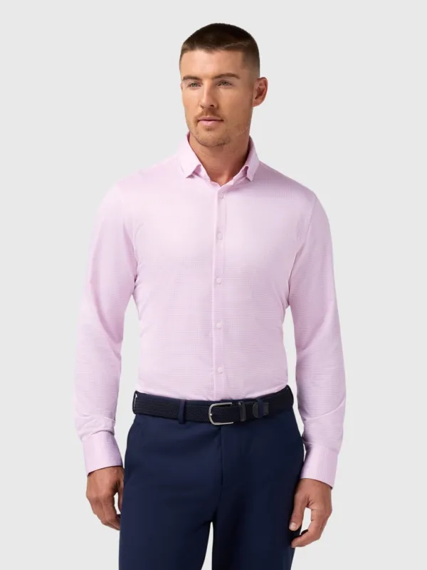 Mizzen+Main Men's Trim Halyard Long Sleeve Dress Shirt made by Mizzen+Main