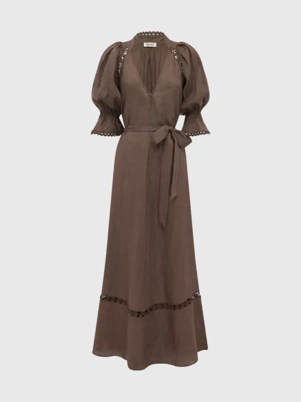 Boteh Women's Myra Smock Maxi Dress made by Saint Bernard