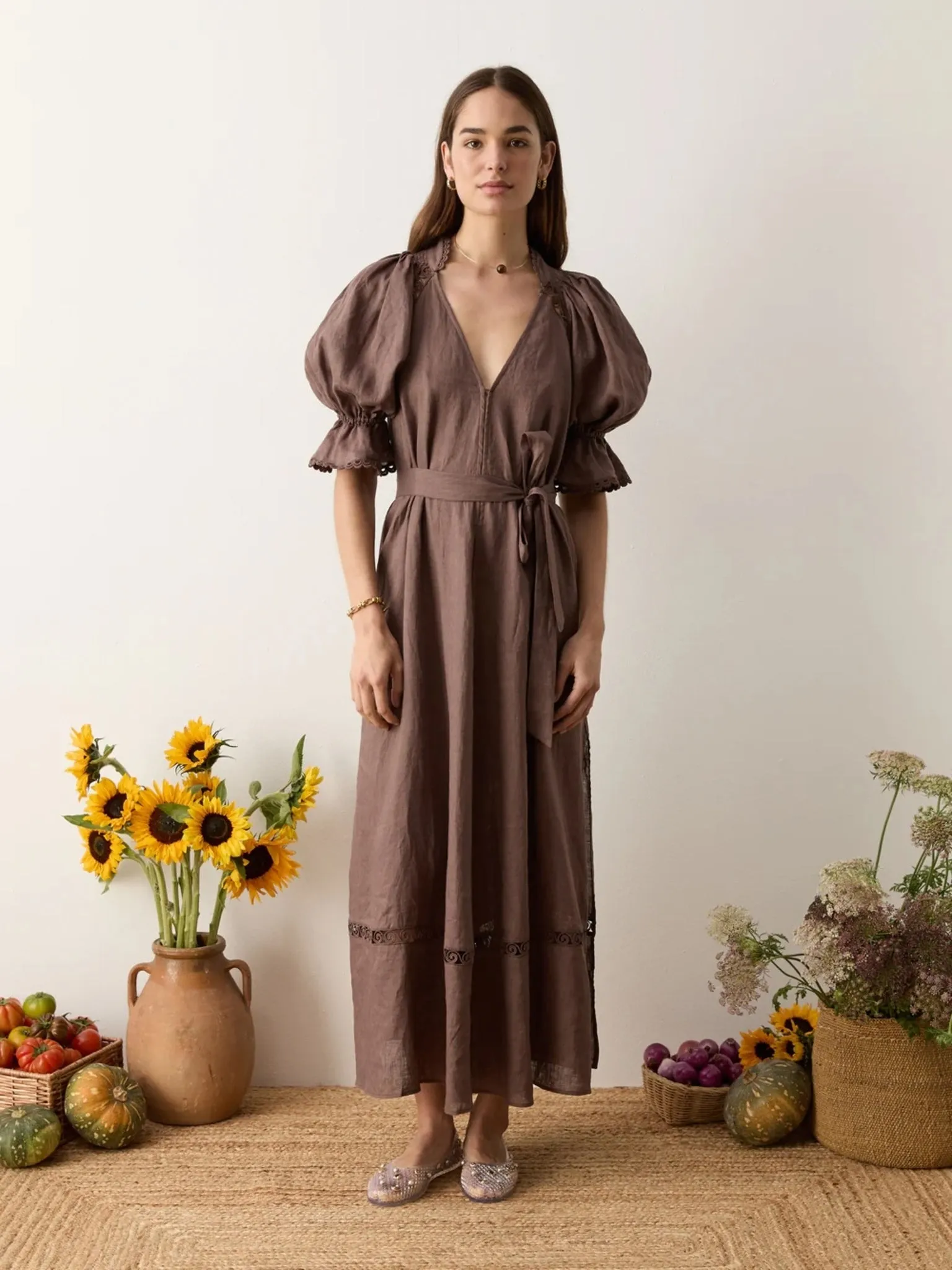 Boteh Women's Myra Smock Maxi Dress sold by Saint Bernard product image thumbnail 2