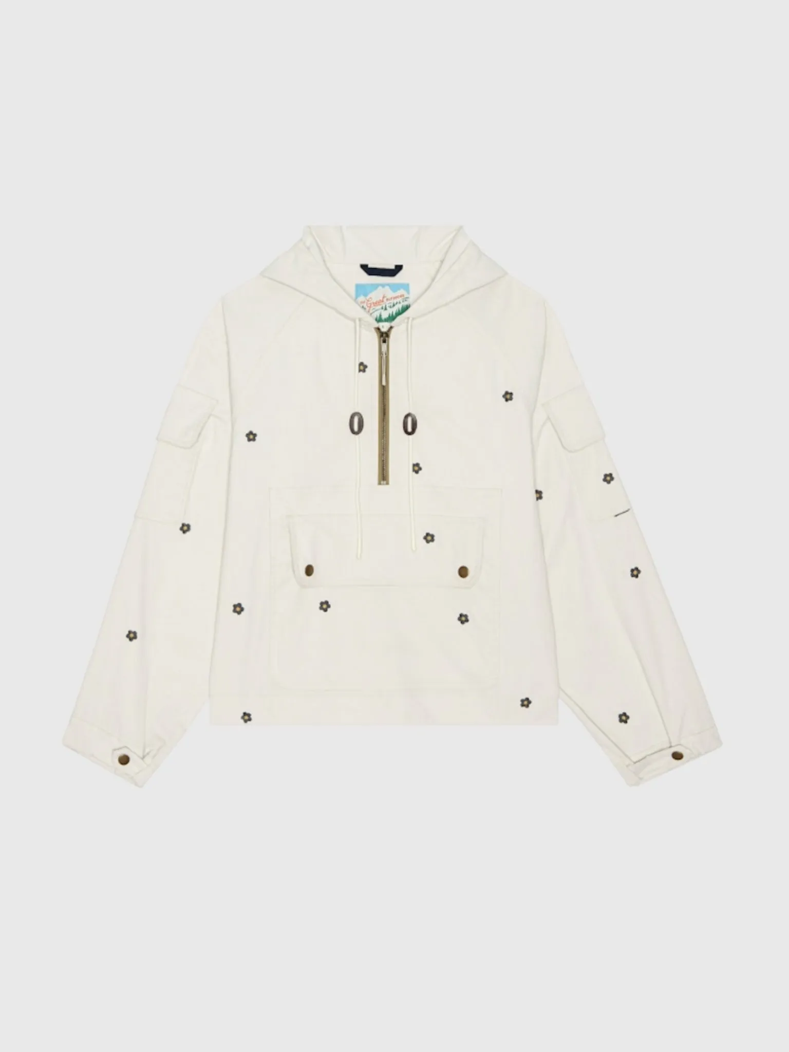 The Great Women's The Embroidered Cropped Trailhead Pullover sold by Saint Bernard