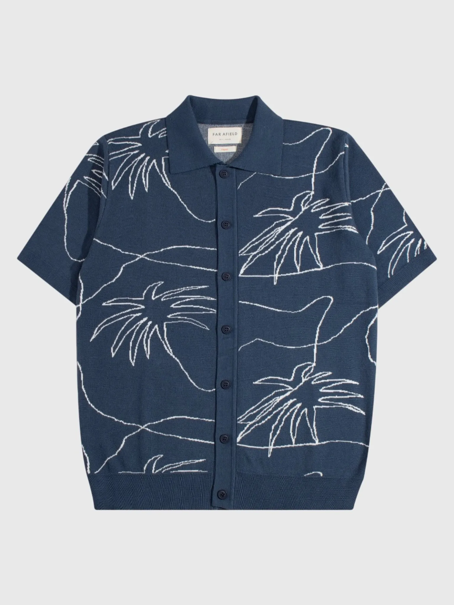 Far Afield Men's Zigger Knitted Shirt sold by Saint Bernard