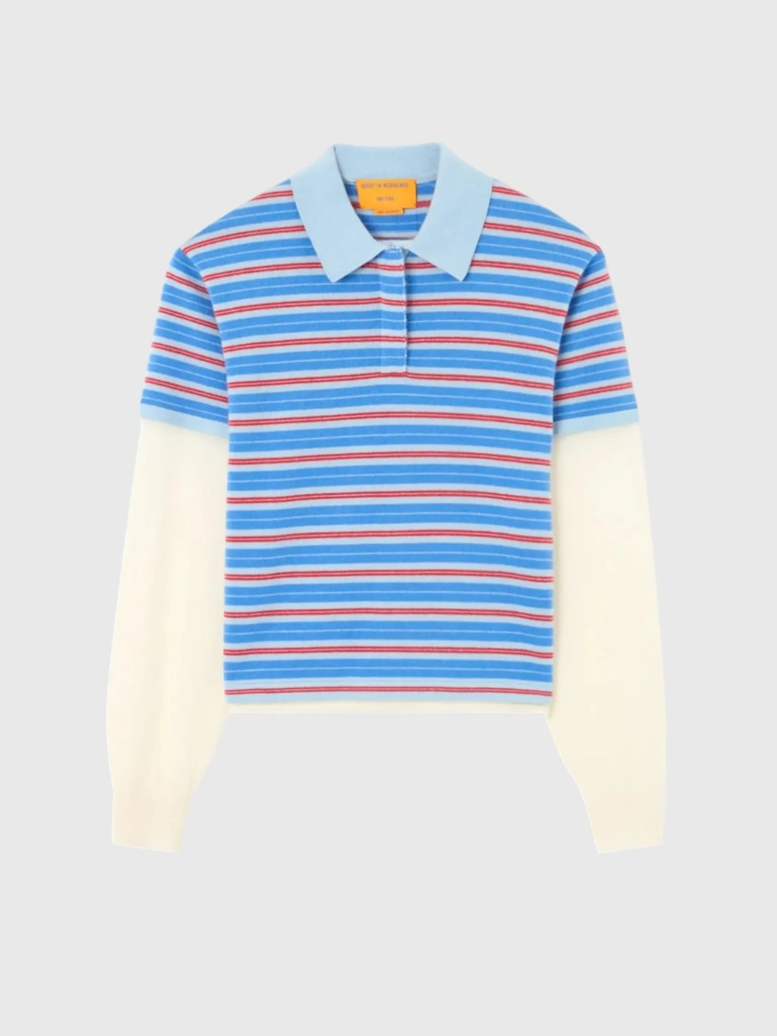 Guest In Residence Women's Layered Stripe Rugby Sweater sold by Saint Bernard