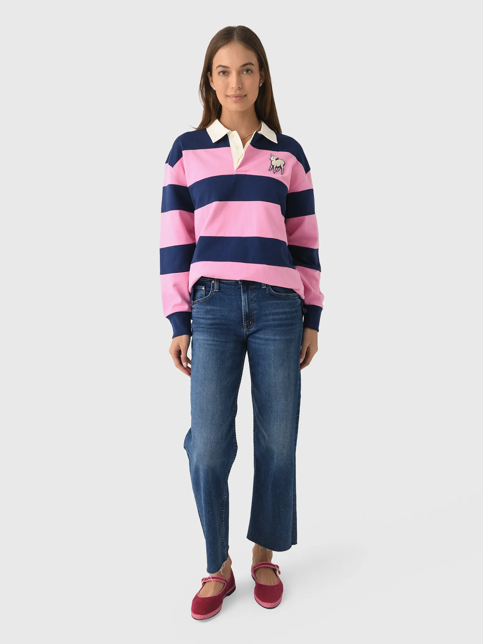 Mother Women's The Piece Huddle Shirt sold by Saint Bernard product image thumbnail 2